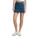 Womens Izzie Denim Flag Mini Skirt