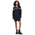 Womens Cotton Varsity Sweater Dress