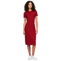 Womens Ribbed Bodycon Midi Dress