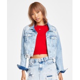 Womens Izzie Cut-Off Denim Jacket