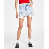 Womens Sophie Low-Rise Denim Mini Skirt