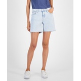 Womens Maddie Mid-Rise Denim Shorts