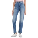 Womens Julie High Rise Straight Leg Jeans