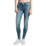 Womens Nora Mid-Rise Distressed Skinny Jeans