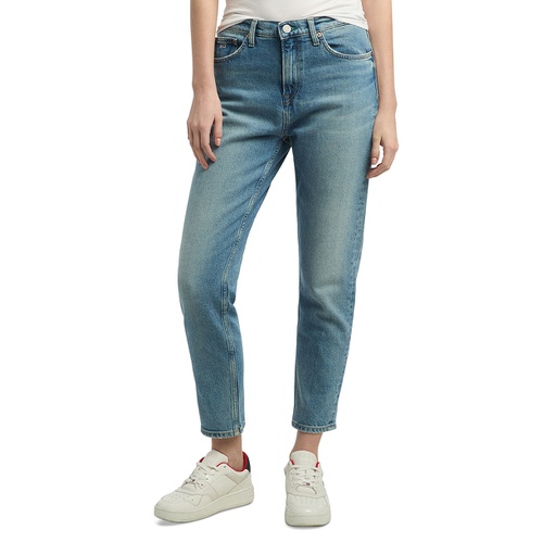 타미힐피거 Womens Izzie High Rise Slim-Fit Ankle Jeans