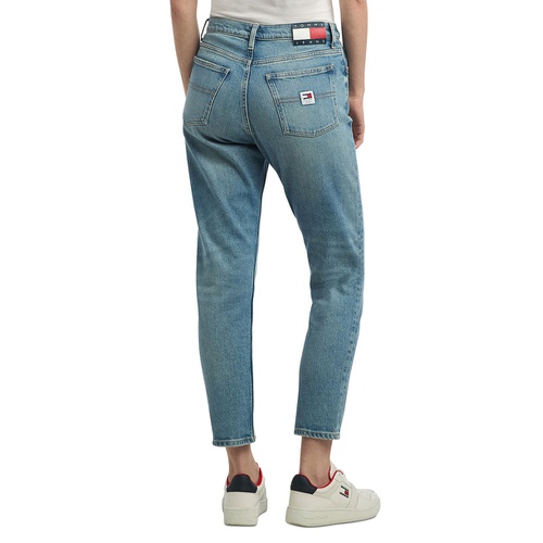 타미힐피거 Womens Izzie High Rise Slim-Fit Ankle Jeans