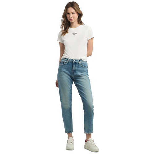 타미힐피거 Womens Izzie High Rise Slim-Fit Ankle Jeans