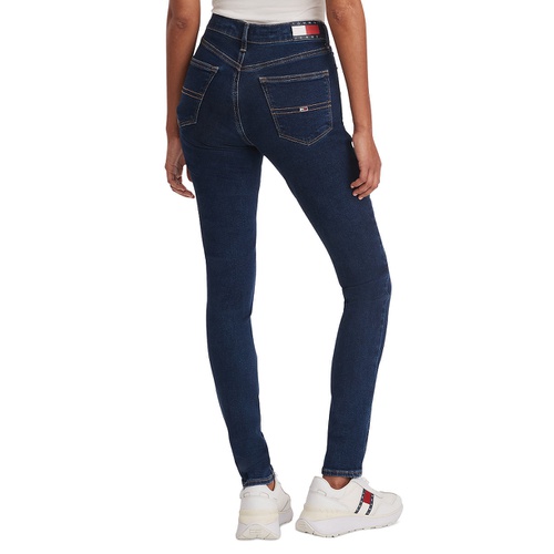 타미힐피거 Womens Nora Mid Rise Skinny-Leg Jeans