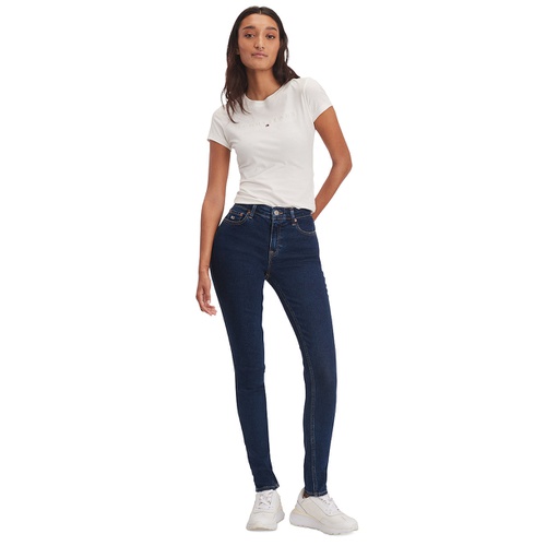 타미힐피거 Womens Nora Mid Rise Skinny-Leg Jeans