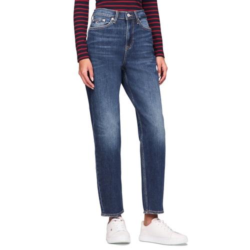 타미힐피거 Womens Izzie Slim Fit Straight Leg Jeans