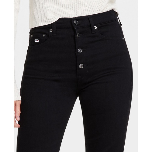 타미힐피거 Womens Sylvia High Rise Flare Jeans