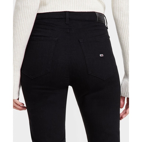 타미힐피거 Womens Sylvia High Rise Flare Jeans