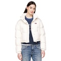 Womens Alaska Logo Flag Puffer Coat