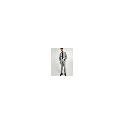  Grey Marl Skinny Fit Suit Jacket