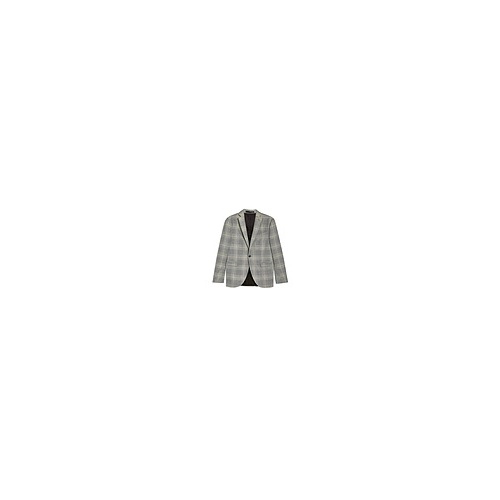  Grey Check Slim Blazer