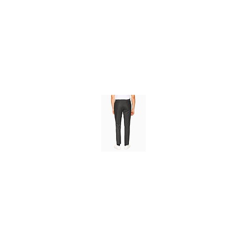  BLACK PINSTRIPE SLIM TROUSERS