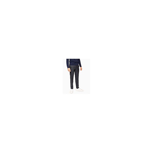  NAVY PINSTRIPE SKINNY TROUSERS