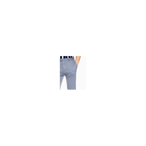  PREMIUM BLUE TEXTURED SKINNY TROUSERS