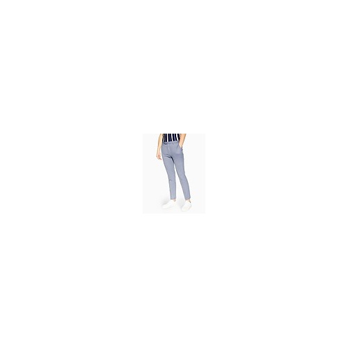  PREMIUM BLUE TEXTURED SKINNY TROUSERS