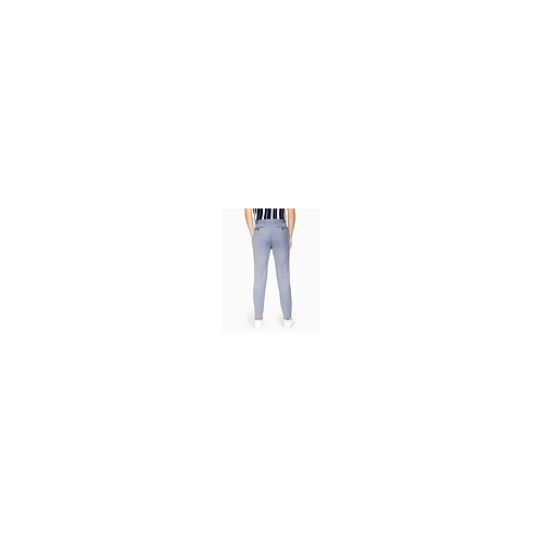  PREMIUM BLUE TEXTURED SKINNY TROUSERS