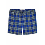 BRIGHT BLUE CHECK PULL ON SHORTS