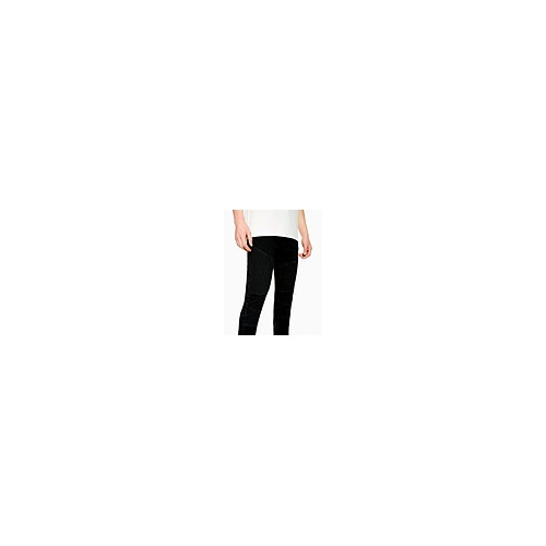  WASHED BLACK PANEL BIKER JEANS