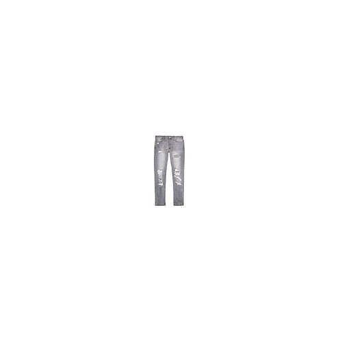  GREY EXTREME RIPPED STRETCH SKINNY JEANS