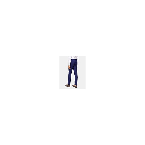  NAVY SUPER SKINNY FIT PINSTRIPE SUIT TROUSERS