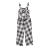 GINGHAM PINAFORE JUMPSUIT