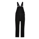 BLACK DENIM DUNGAREES