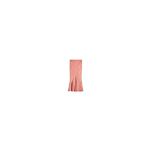 탑샵 PINK SATIN FLOUNCE MIDI SKIRT