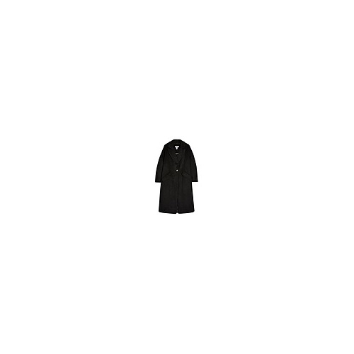 탑샵 BLACK SLOUCH LONGLINE COAT