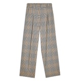 ELASTIC BACK CHECK TROUSERS
