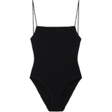 Toteme Smocked One-Piece Swimsuit_BLACK