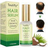 TOULIFLY Hair Growth Serum, Hair Loss and Hair Thinning Treatment, Stops Hair Loss, Natural Herbal Essence,Thinning, Balding, Repairs Hair Follicles, Promotes Thicker, Stronger Hair and New