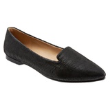 Trotters Harlowe Pointed Toe Loafer_DARK BLACK LEATHER