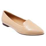 Trotters Harlowe Pointed Toe Loafer_NUDE FAUX LEATHER