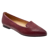 Trotters Harlowe Pointed Toe Loafer_BURGUNDY LEATHER