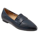 Trotters Emotion Loafer_NAVY LEATHER