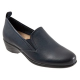 Trotters Reggie Loafer_NAVY LEATHER
