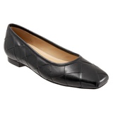 Trotters Hanny Flat_BLACK LEATHER