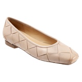 Trotters Hanny Flat_IVORY LEATHER