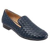 Trotters Gracie Loafer_NAVY LEATHER