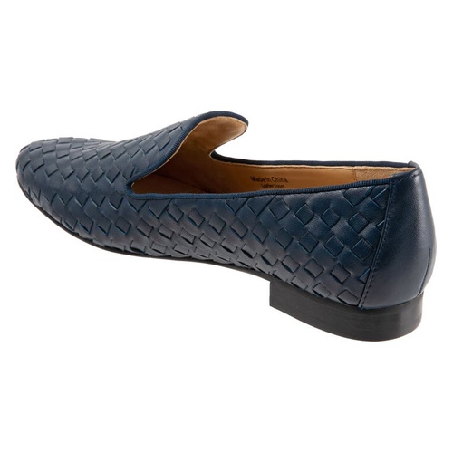  Trotters Gracie Loafer_NAVY LEATHER