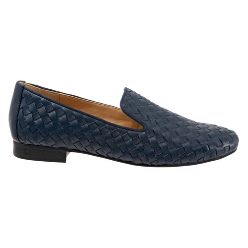  Trotters Gracie Loafer_NAVY LEATHER