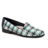 Trotters Liz Loafer_NAVY PRINT FAUX LEATHER
