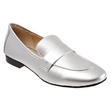 Trotters Gemma Loafer_SILVER LEATHER