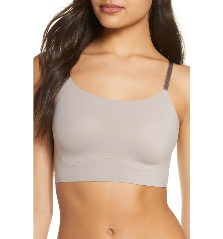 True & Co. True Body Lift Scoop Adjustable Strap Bra_MINK