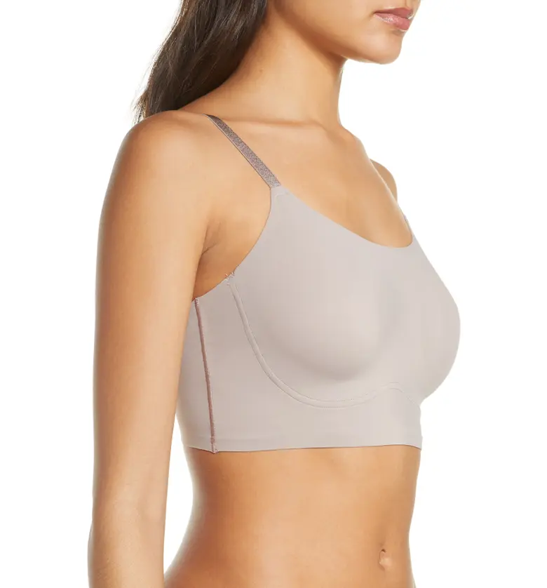  True & Co. True Body Lift Scoop Adjustable Strap Bra_MINK