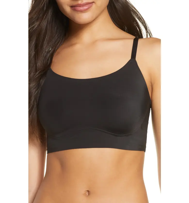  True & Co. True Body Lift Scoop Adjustable Strap Bra_BLACK